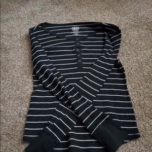 Black and white Striped